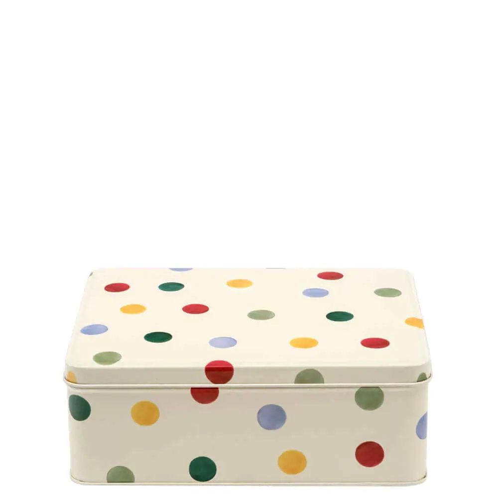 Emma Bridgewater Polka Dot Deep Rectangular Storage Tin